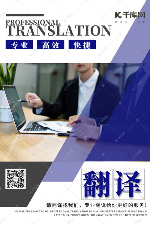 藍(lán)色簡約海報(bào)翻譯服務(wù)模板下載 - 千庫網(wǎng)軟件開發(fā)